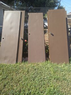 Interior doors, 24", 28" and 32"  5.00 ea.