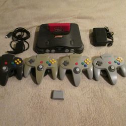 Nintendo 64 HDMI With 4 Controllers, Games And Accessories


