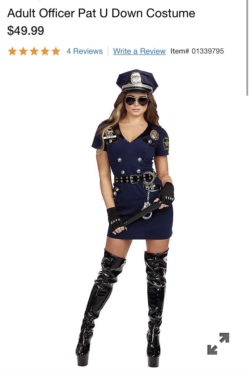 Womens cop costume