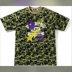 Bape ABC Camo Multi Print T Shirt