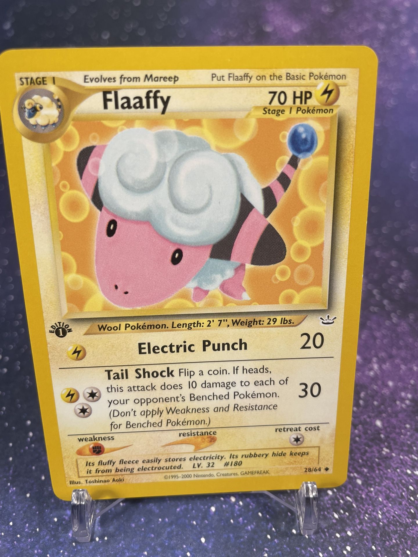 Flaffy 1st Edition Neo Revelations Pokémon Card TCG WOTC Base Jungle