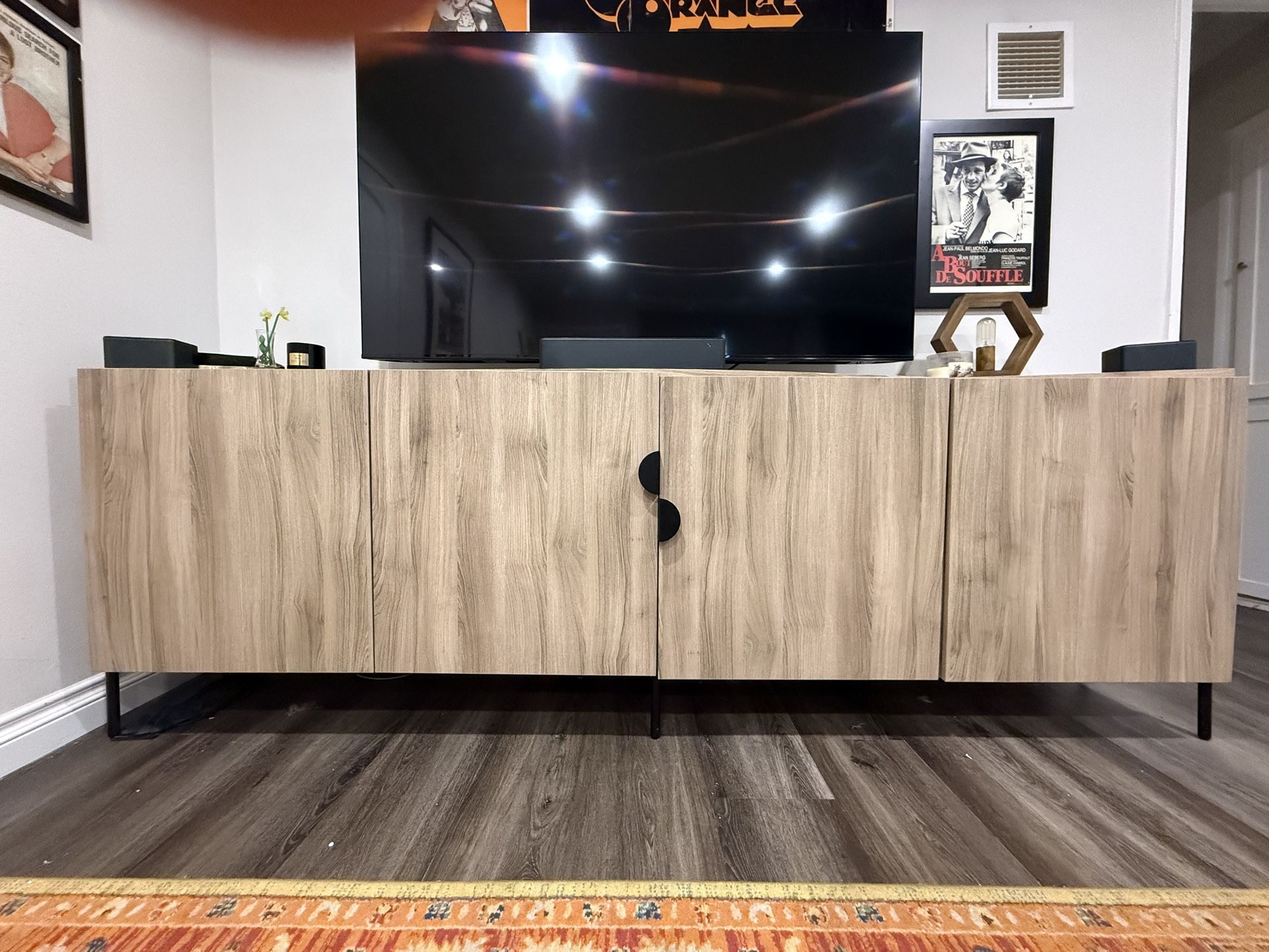 Custom Midcentury Modern TV Stand Credenza