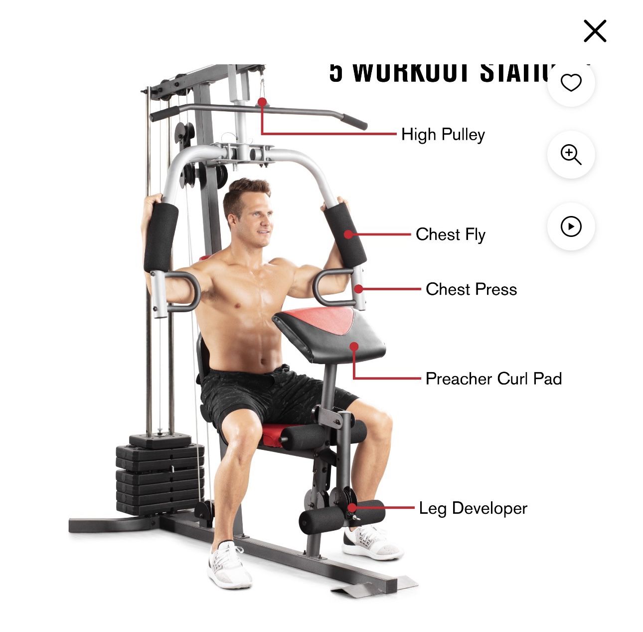 Weider Pro Weider 2980 X Home Gym System Wesy1938 Weider 2980 X