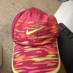 Pink Multi Color Nike Hat