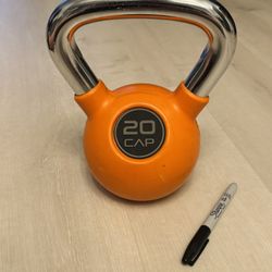 CAP 20 Lb. Kettlebell With Chrome Handle