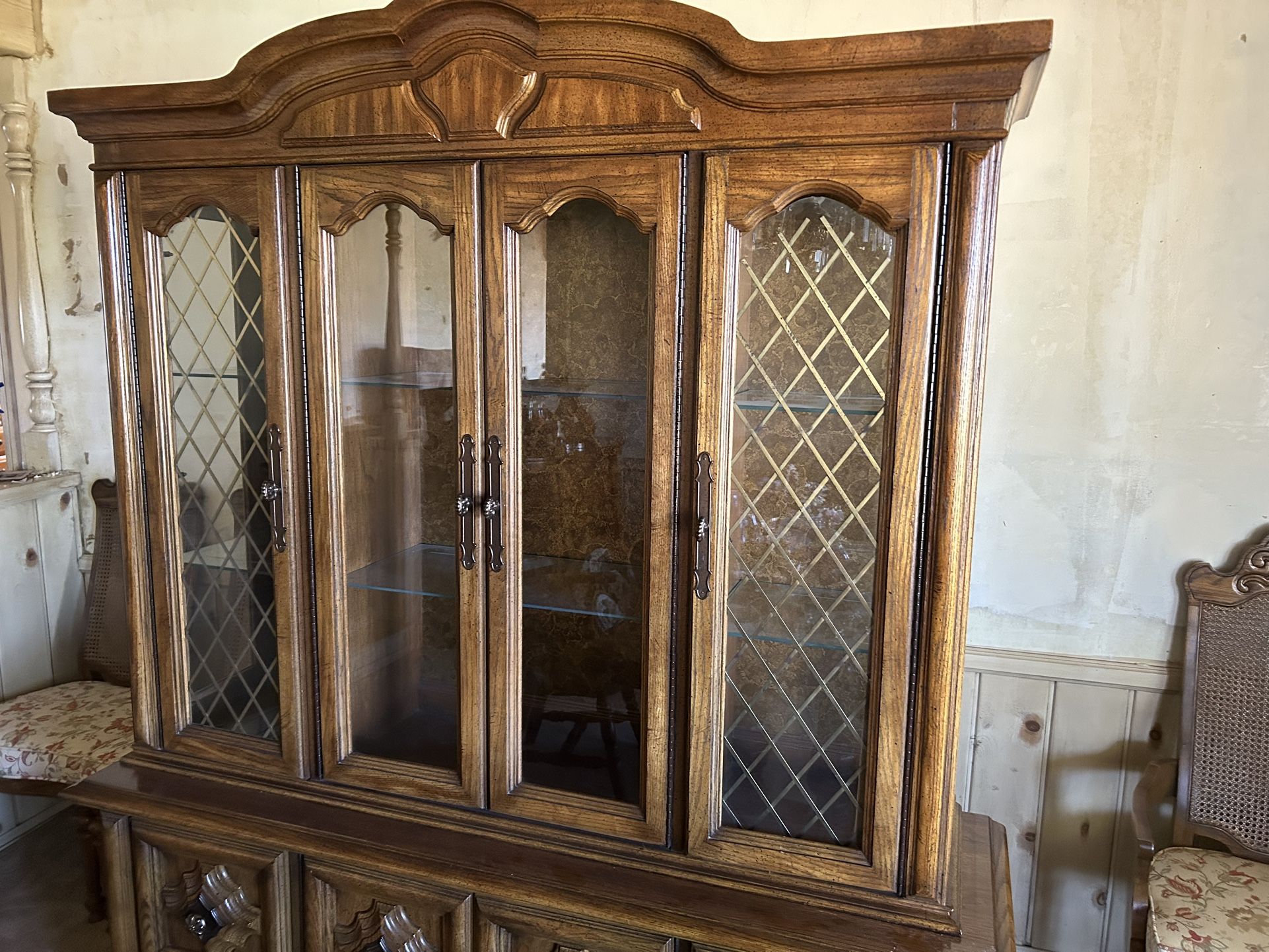 Vintage China Cabinet 