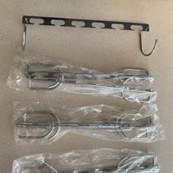 New Space Saver Closet Hangers  (each set of 6 has 2 hangers ) Total of 12