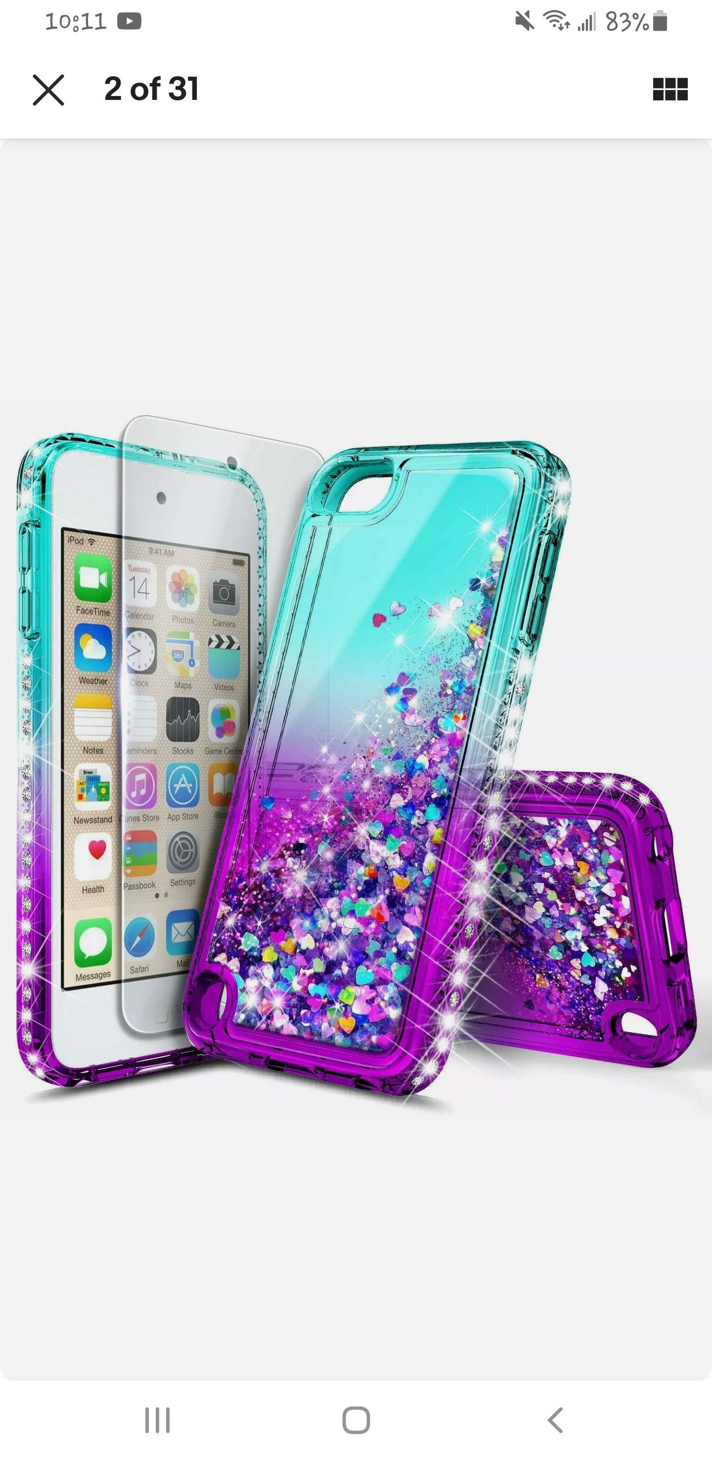 Ipod touch case With Screen Protector