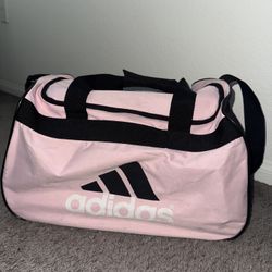 Pink & White Adidas Gym Bag