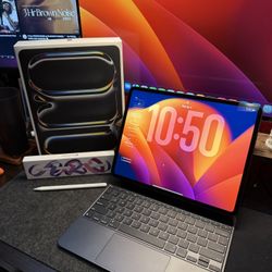 Apple iPad Pro 13” M4 256GB + Magic Keyboard + Apple Pencil Pro — 100% Battery, Original Box