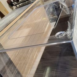 180 Gal. 72x24x24 Acrylic Aquarium. 1/2" Thick Acrylic, All Clear Viweing With Black Base, Rounded Edges And Lids Included $1150 Pickup