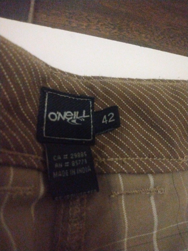 Classic O'Neill Men's Flannel Checkered Shorts W42