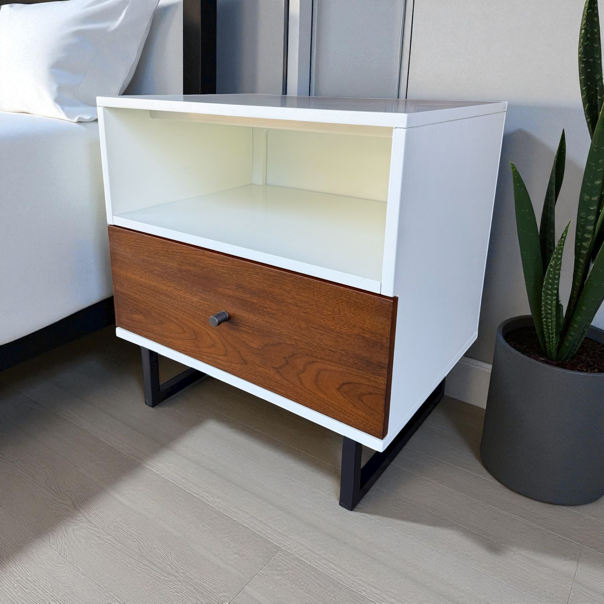 Living Spaces “Clark” Modern Nightstand - $50 Picked Up