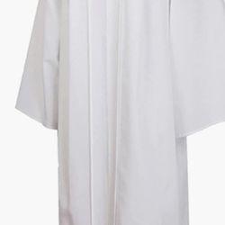 White GRADUATION GOWN FOR SALE!!!!ONLY $33