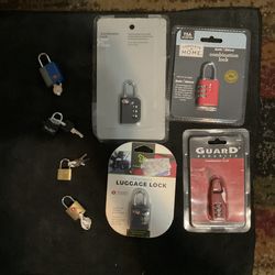 4 New - 4 Used Luggage Locks