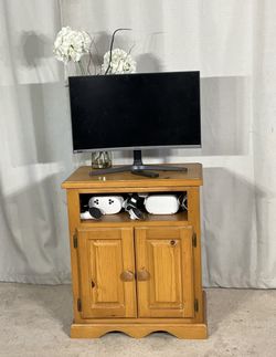 Multi-Purpose Solid Wood Cabinet * TV Stand * Microwave Stand * Nightstand
