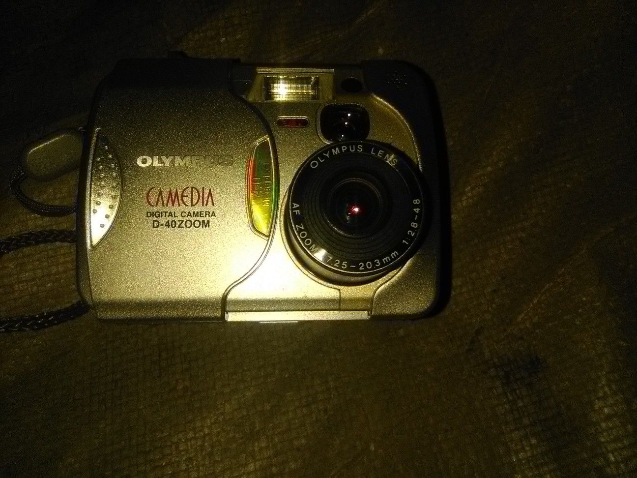 Olympus digital camera with 40x zoom lens