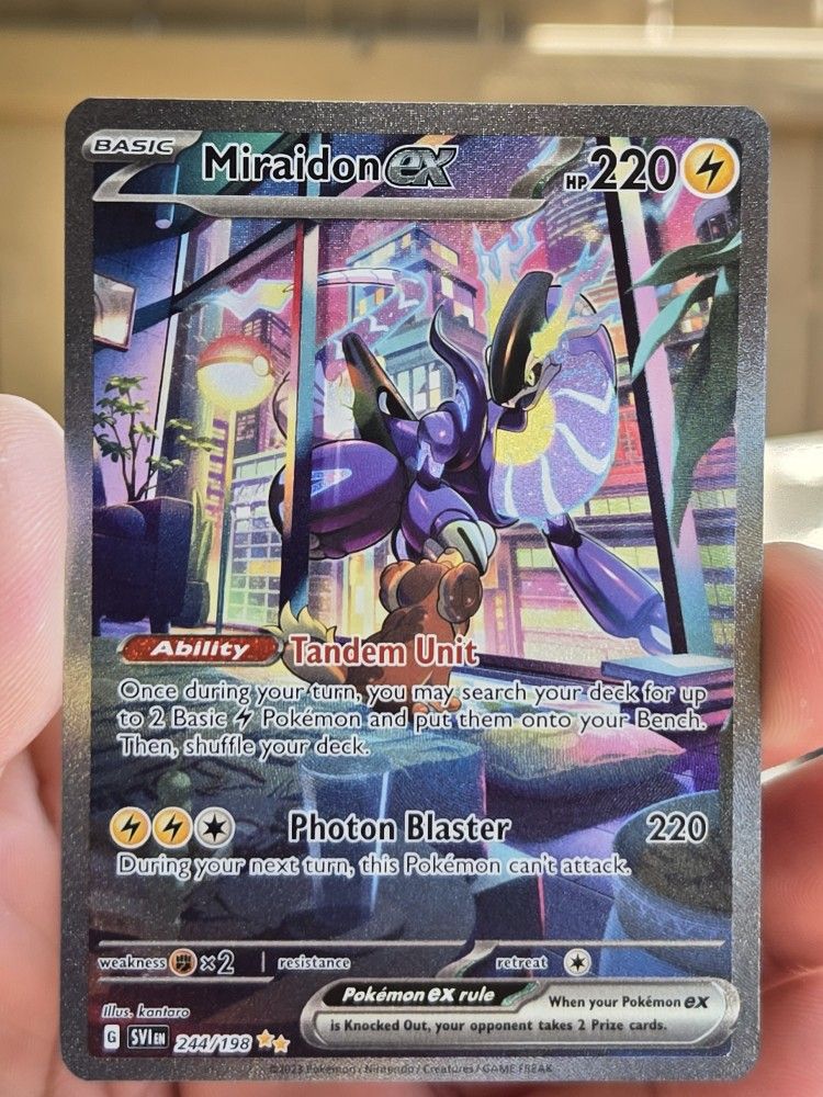 Miraidon Ex Pokémon Card 
