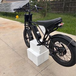 E bike lightly used in perfect condition customized upgrade