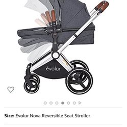 Bassinet Stroller And Baby Clothes 