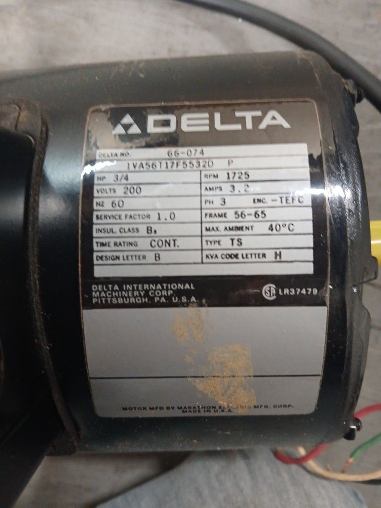 Delta Electric Motor  
