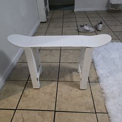 Skateboard coffee table art deco