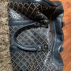 Black and Silver Posted purse