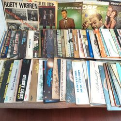 Vintage Vinyl Record  Collection priced to sell, 88 mosty Classic Country LP's from the 50's through the 70's 