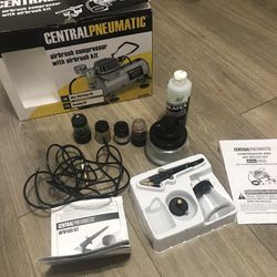 Airbrush Compressor And Supplies 