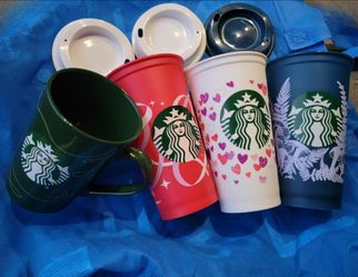 Starbucks mug & reusable cups