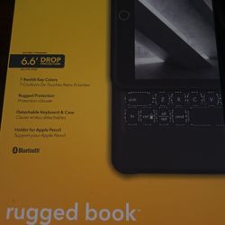 Ipad, Rechargeable Keyboard and Case 