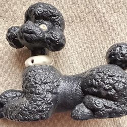 Vintage Black Poodle 