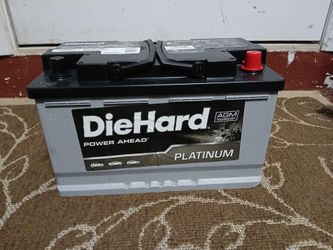 (USED) DieHard Platinum H7 AGM Battery 850CCA # 1