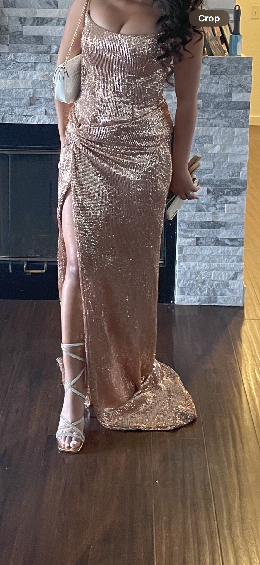 Gold Prom/ Wedding Dress
