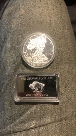 One Troy ounce fine German silver .999