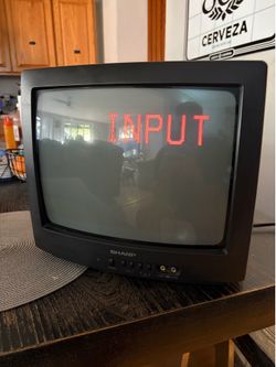 Sharp 13 in. CRT Tested Works!