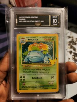 Venusaur 15/102 Holo Rare PSA 10 -  2021 Pokemon Celebrations 25th Anniversary