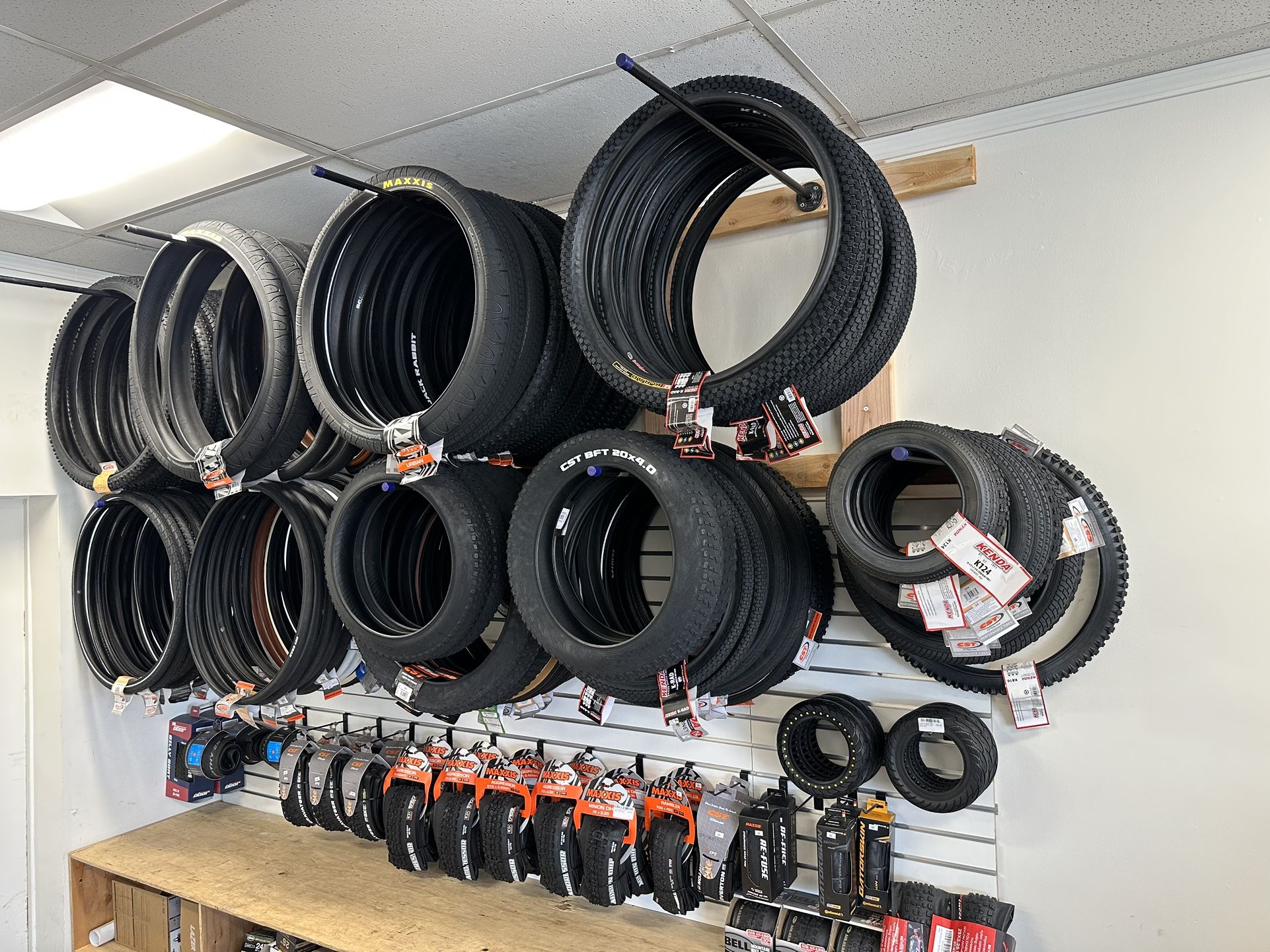 Bicycle Tires And Tubes.