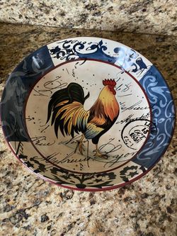 Rooster Serving Bowl 