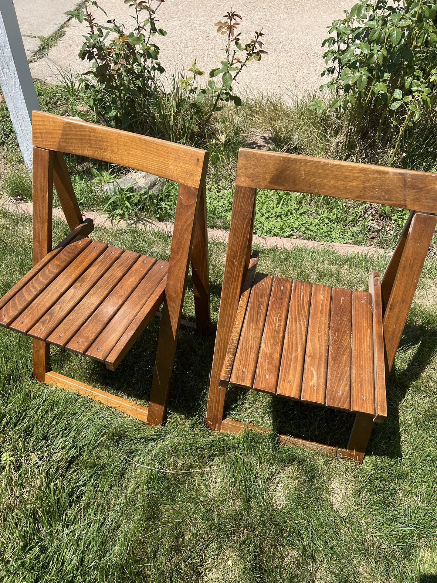 Set Of Wooden Chairs