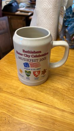 Domed beer stein Bethlehem Musikfest