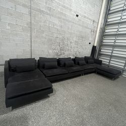 Dark Gray Sectional Large