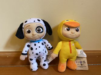 Cocomelon JJ Duckie or Puppy 8" Plush