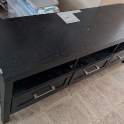 Black TV Stand 