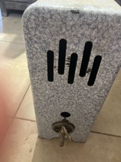 Antique enamel heater