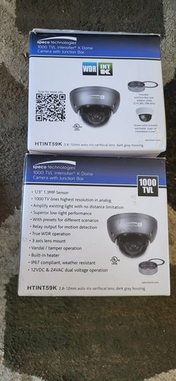 New Speco Anlog Cameras