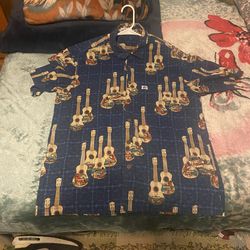 Ohana Wear Ukulele Hawaiian Shirt XL