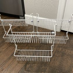 Organizing White Shelves