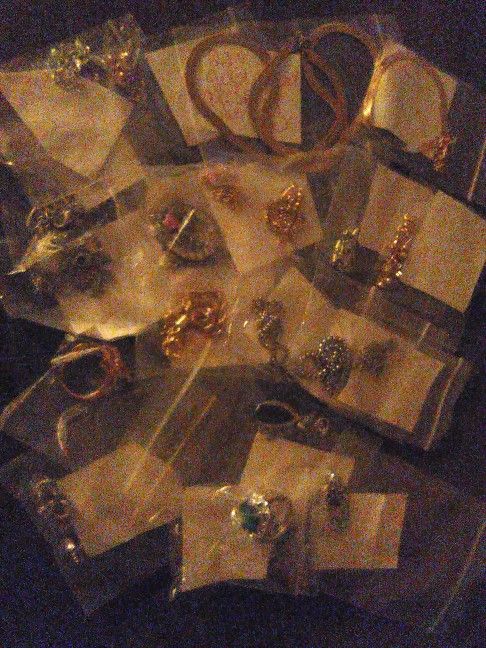 20 PC. Jewelry Lot Gold And Silver Plated Assorted