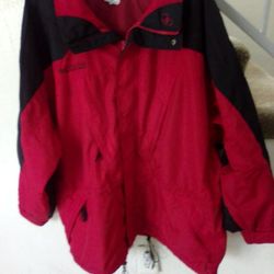 COLUMBIA RED/BLACK JACKET